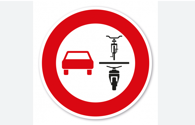 Welche Verbote werden mit diesem Verkehrszeichen aufgehoben